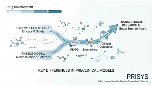 Cynomolgus Monkeys vs. Rhesus Monkeys: Key Differences for Preclinical Research