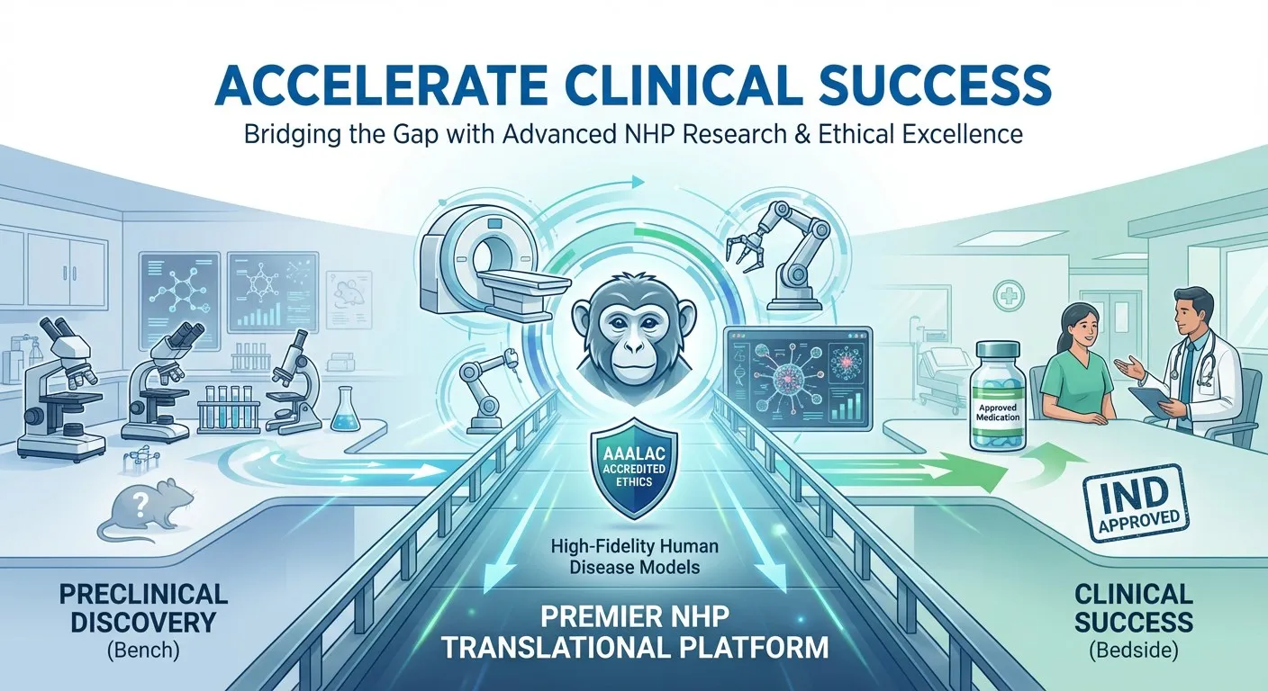 Accelerate Clinical Success with Premier Non-Human Primate NHP Research Accelerate Clinical Success with Premier Non-Human Primate NHP Research